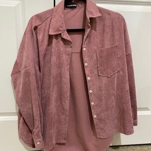 Vintage oversized button up shirt